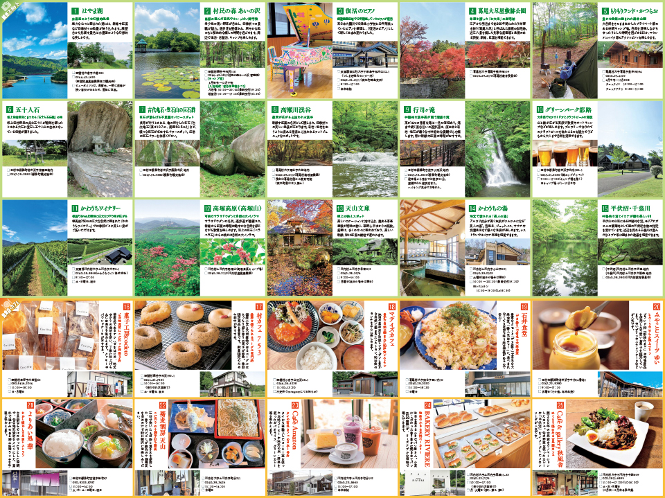 沿線地域ガイドマップ（裏）